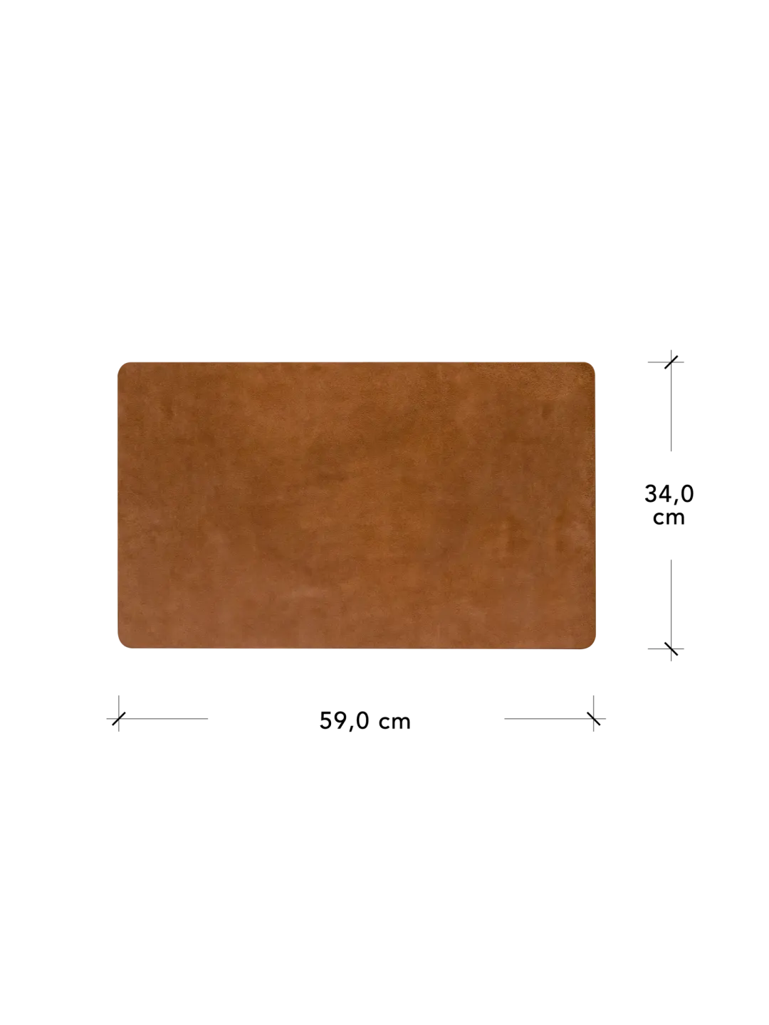 Copenhagen - Desk Mat - Medium - Tan