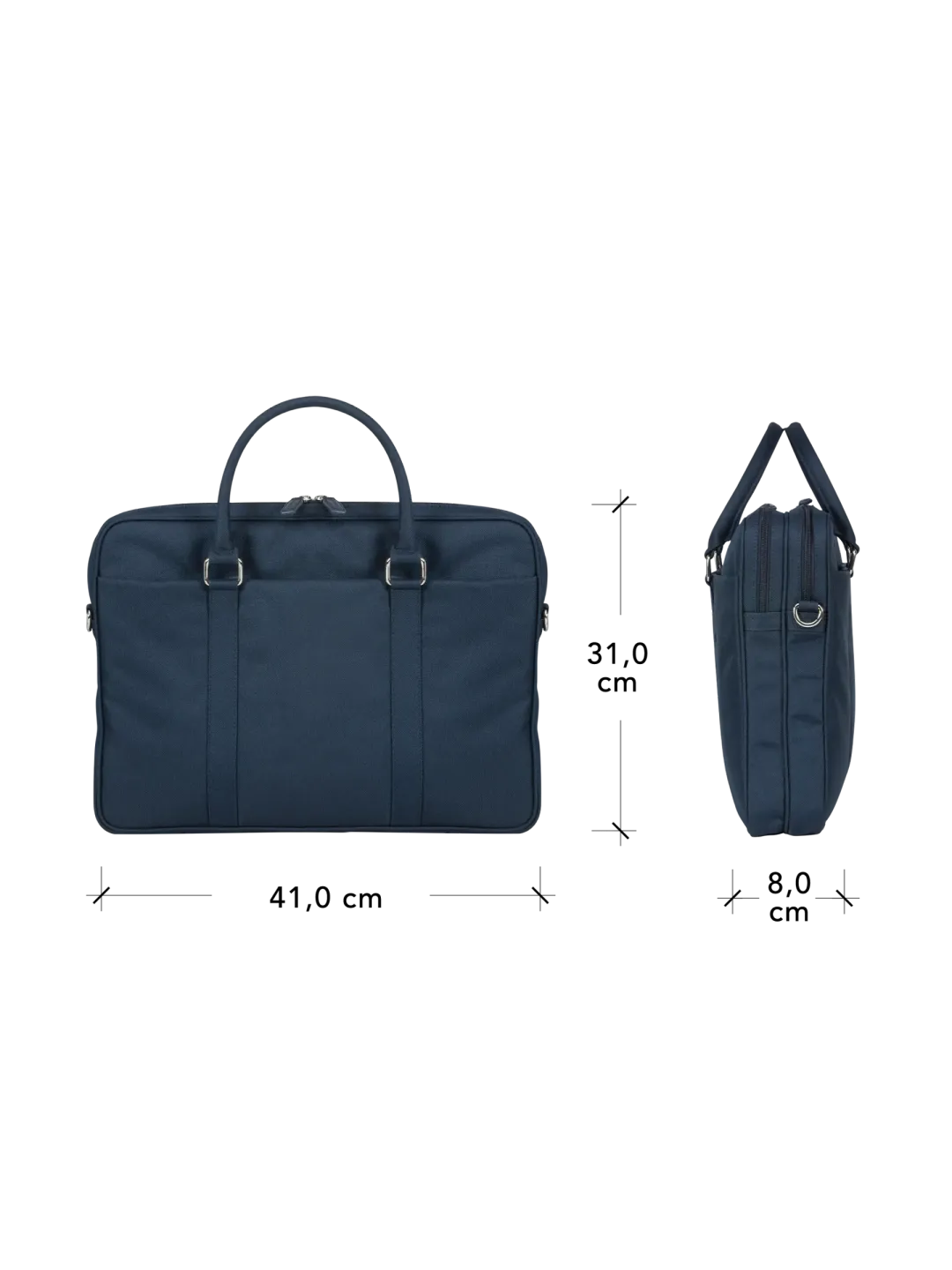 Ginza - 16” Duo Pocket Laptop Bag PURE Blue