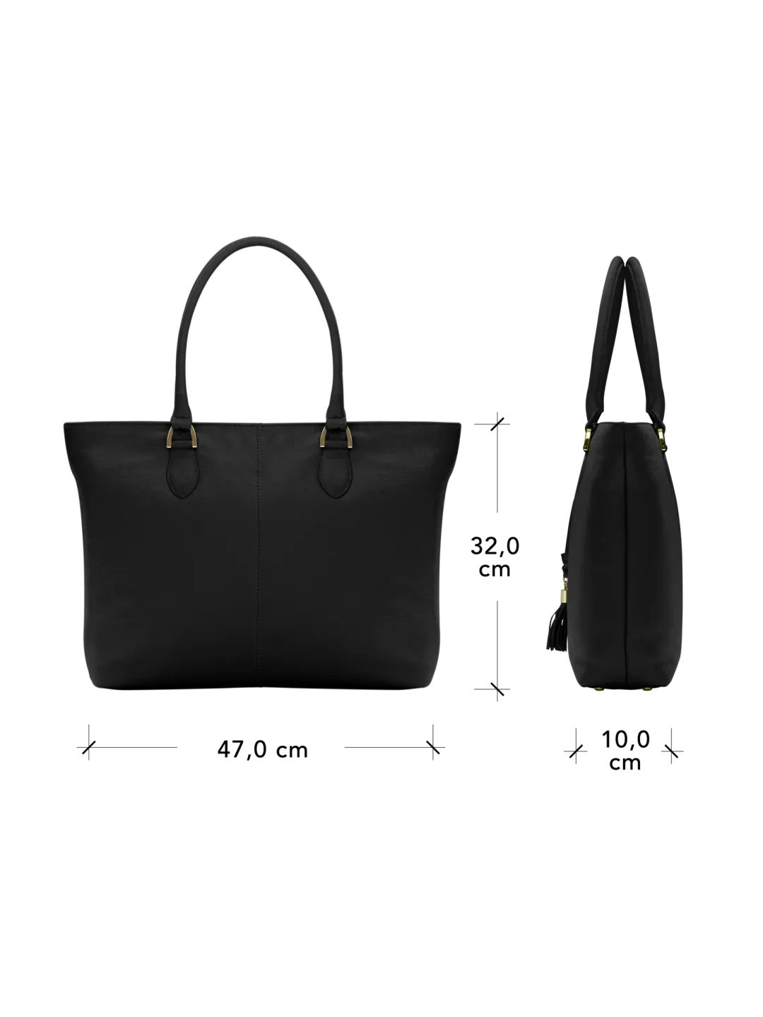 Amsterdam - 15” Tote - Black