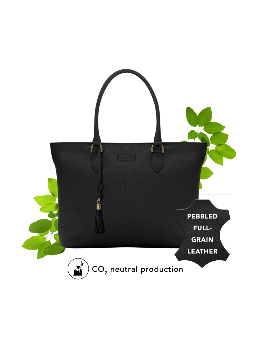 Amsterdam - 15” Tote - Black