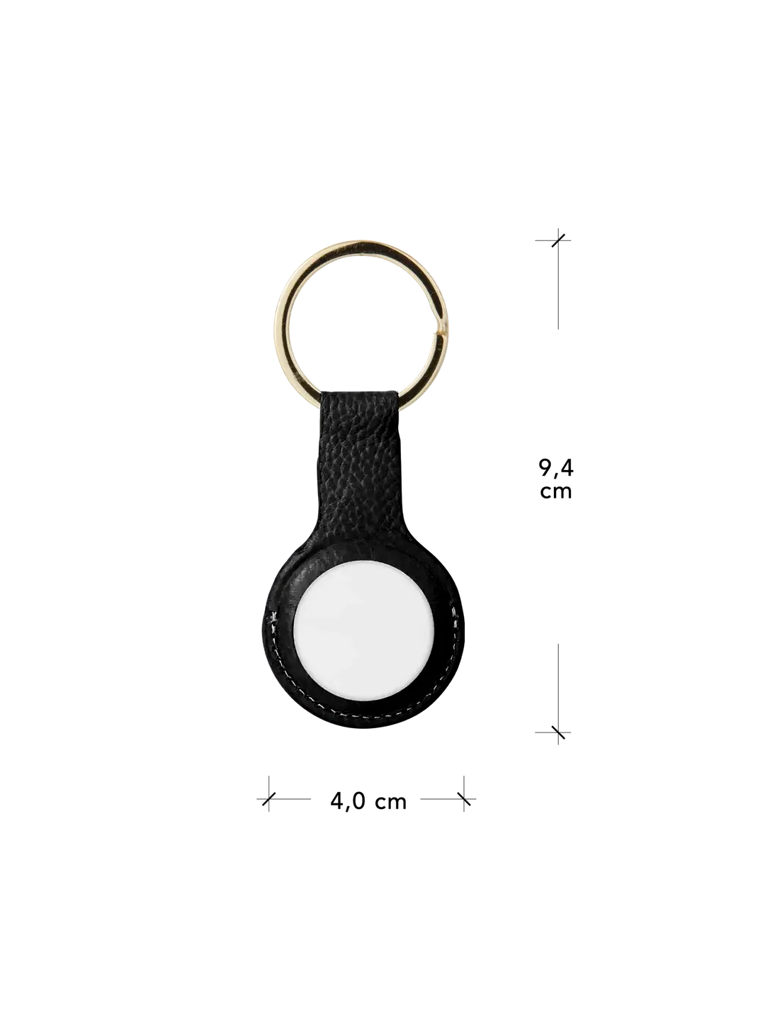 Copenhagen - AirTag Key Ring - Black