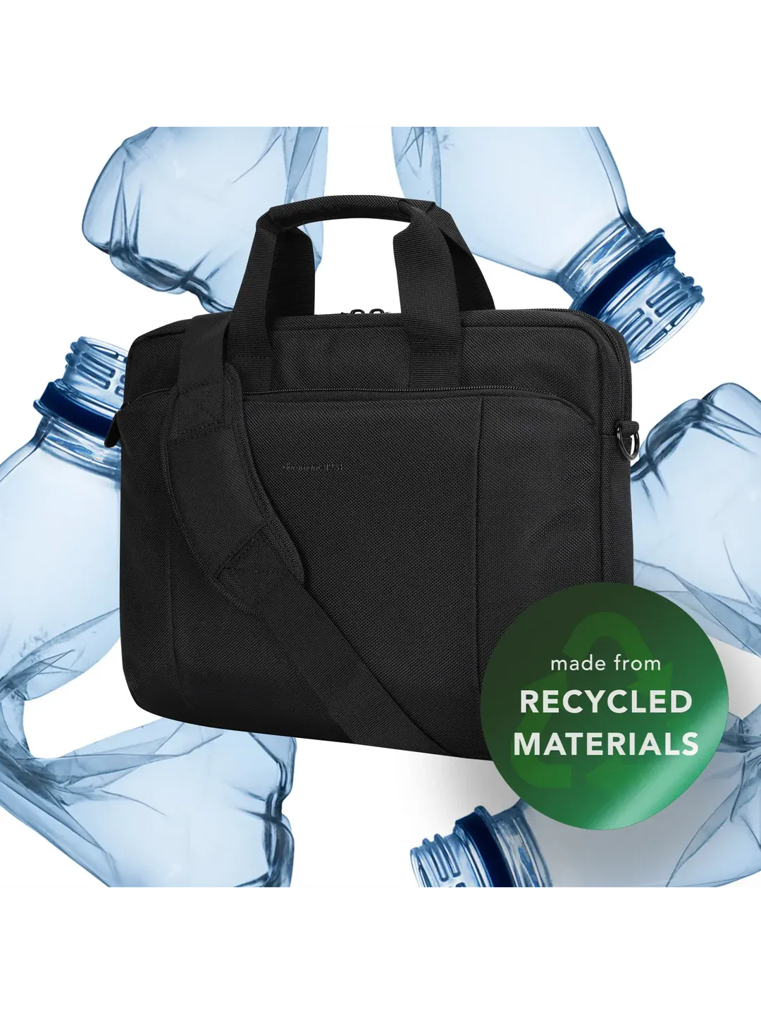 Santa Monica - 14” Briefcase Recycled - Black