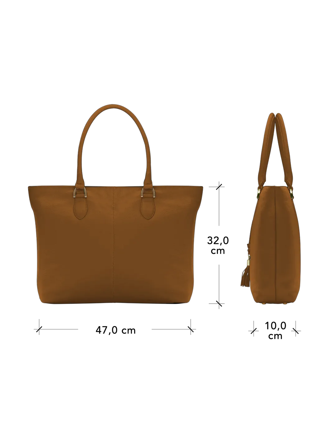 Amsterdam - 15” Tote - Tan