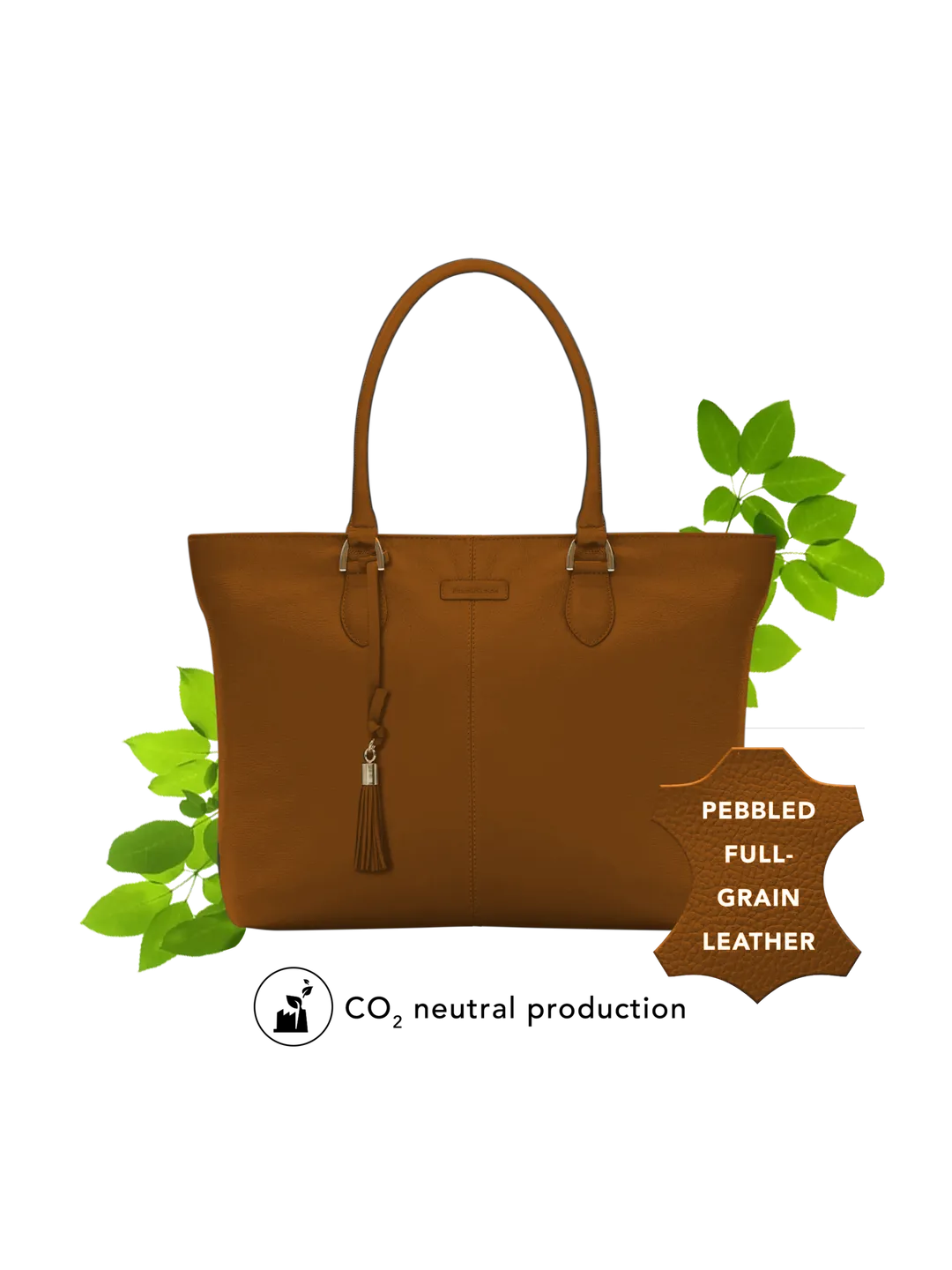 Amsterdam - 15” Tote - Tan